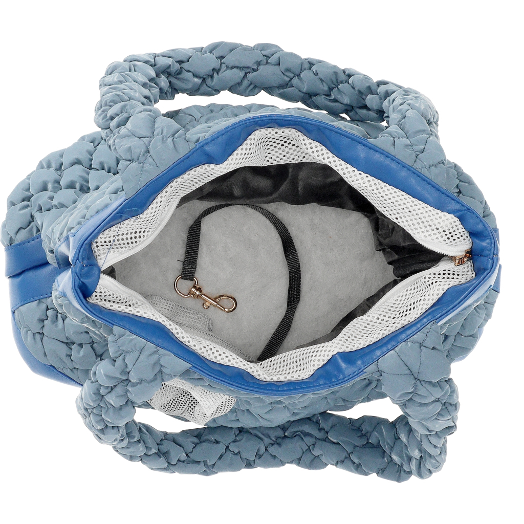 Переноска для тварин MISOKO&CO 40x18x38 см темно-синя (YIWUMSK70170) - изображение 5