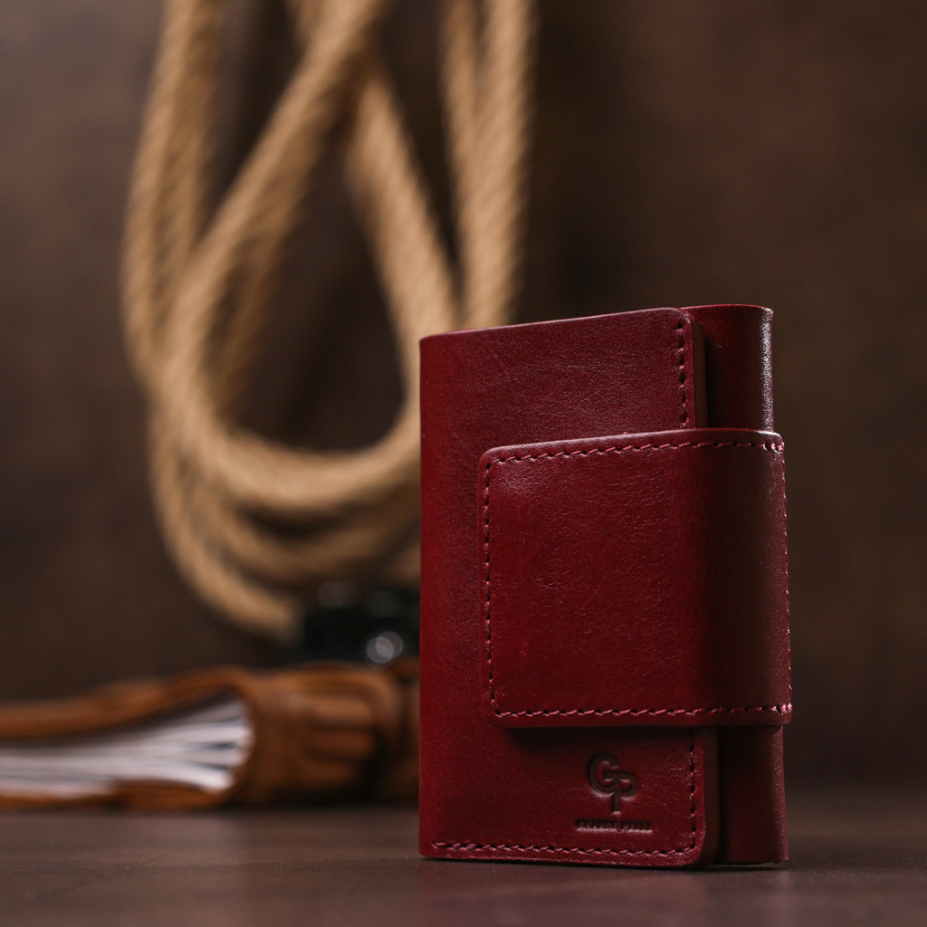 Портмоне Grande Pelle Бордове (11574) - зображення 8