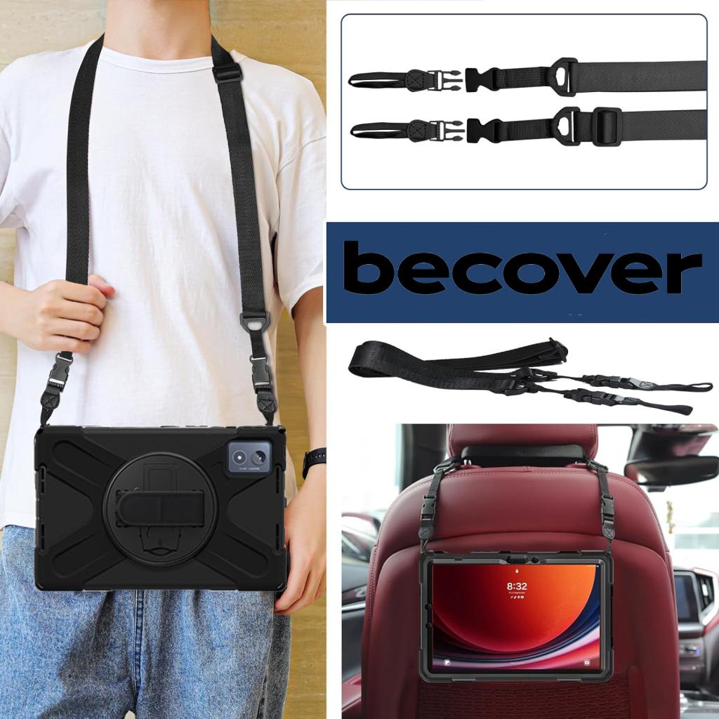 Чохол до планшета BeCover Heavy Duty Lenovo Tab K11 Plus TB-352F 11.45" Black (713635) - зображення 7