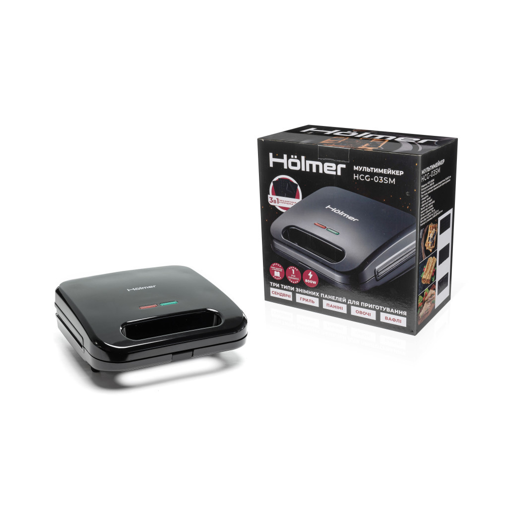 Сендвічниця Hölmer HCG-03SM - зображення 12