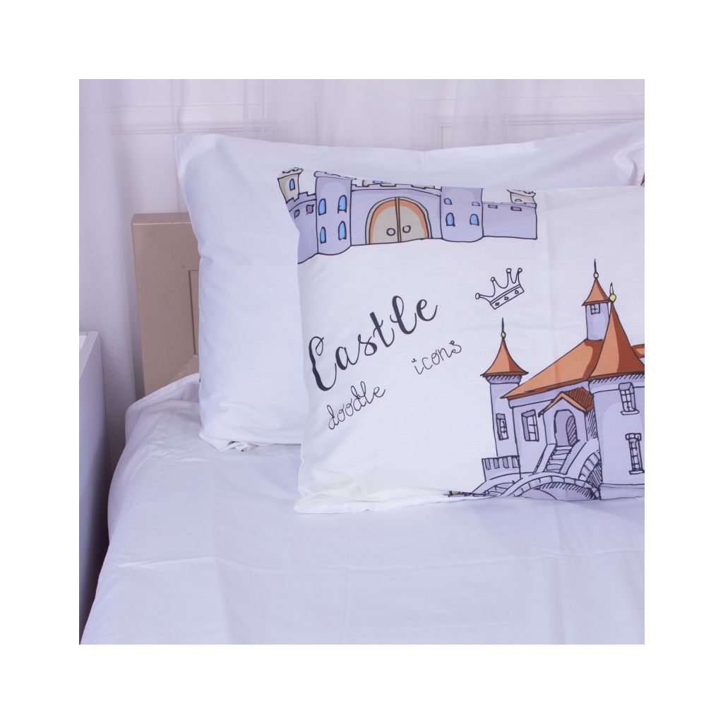 Постільна білизна MirSon Сатин 22-1332 Castle Євро (2200005160374) - зображення 4