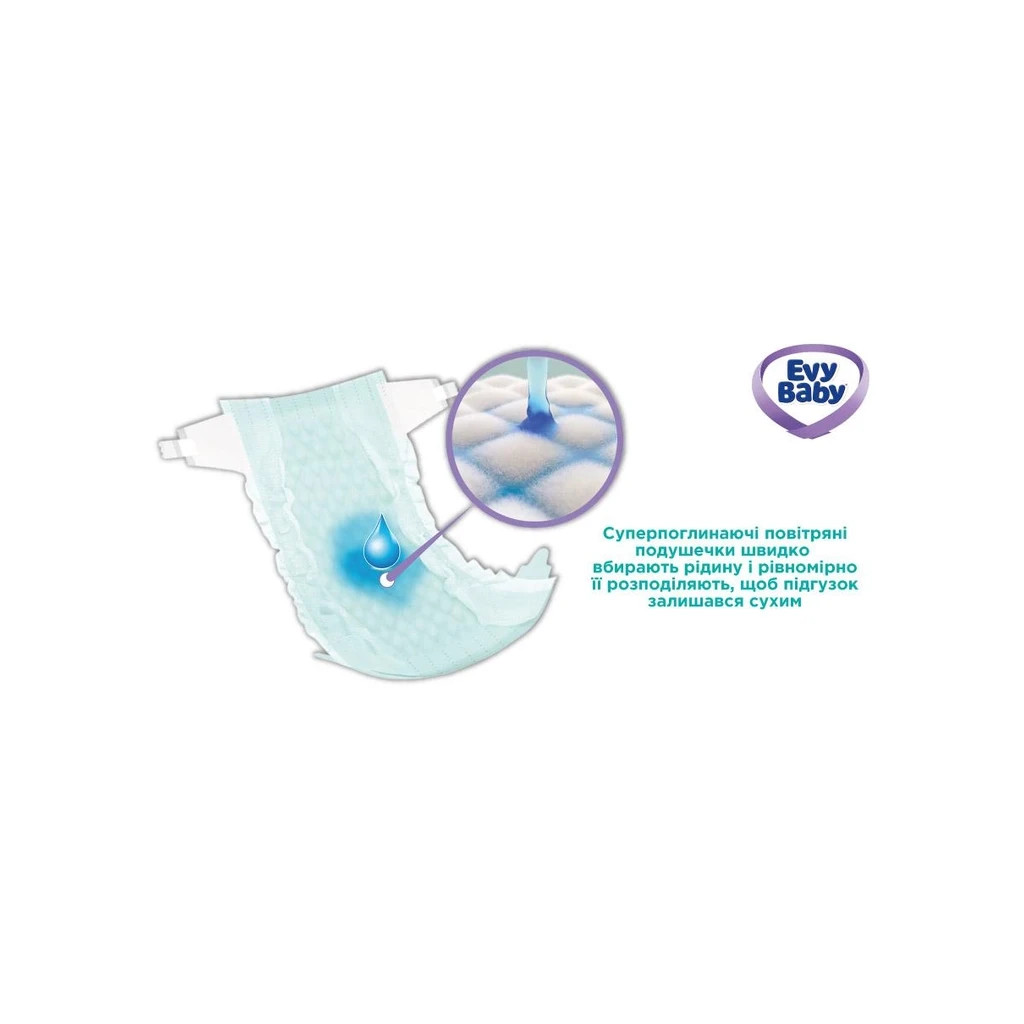 Підгузки Evy Baby Junior Jumbo 11-25 кг 46 шт (8683881000288) - зображення 3