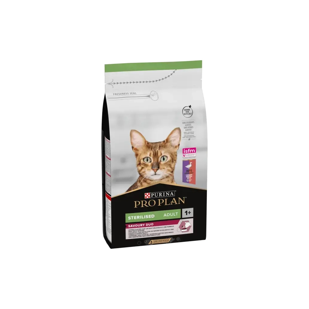 Сухий корм для кішок Purina Pro Plan для стерилізованих/кастрованих з качкою і печінкою 1.5 кг (7613036732369) - зображення 3