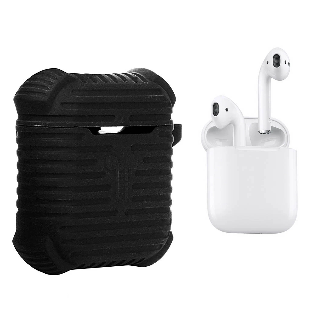 Чохол для навушників Protective i-Smile для Apple AirPods IPH1371 Black (702350) - зображення 3