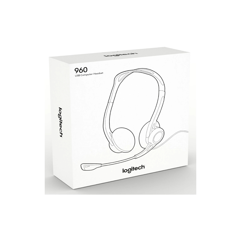 Навушники Logitech PC 960 Stereo Headset USB (981-000100) - зображення 9