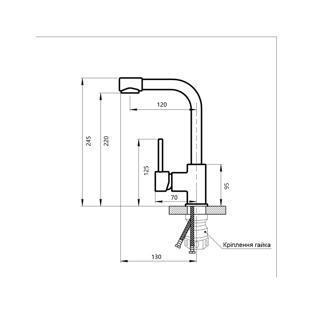 Змішувач Kroner Klassisch-ESG012 - зображення 6