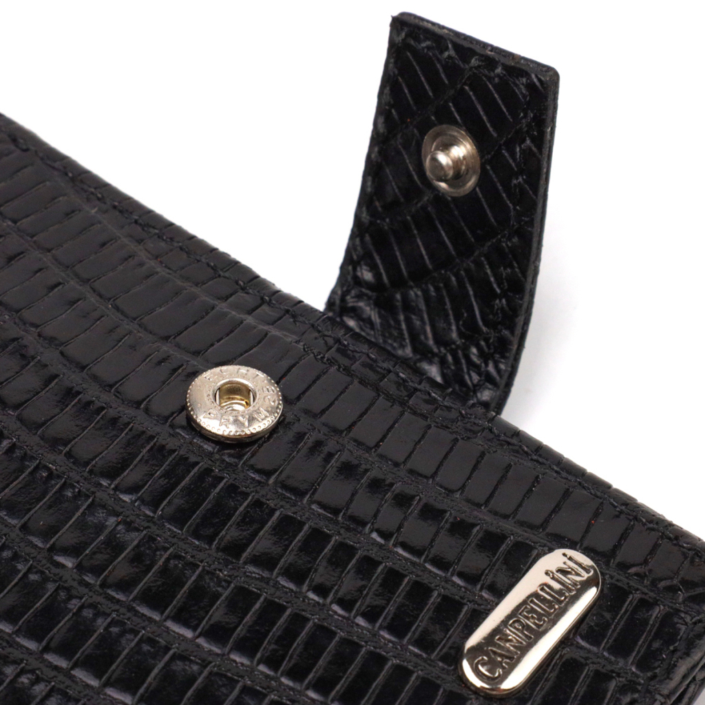 Гаманець Canpellini З натуральної шкіри Чорний (21789) - зображення 5
