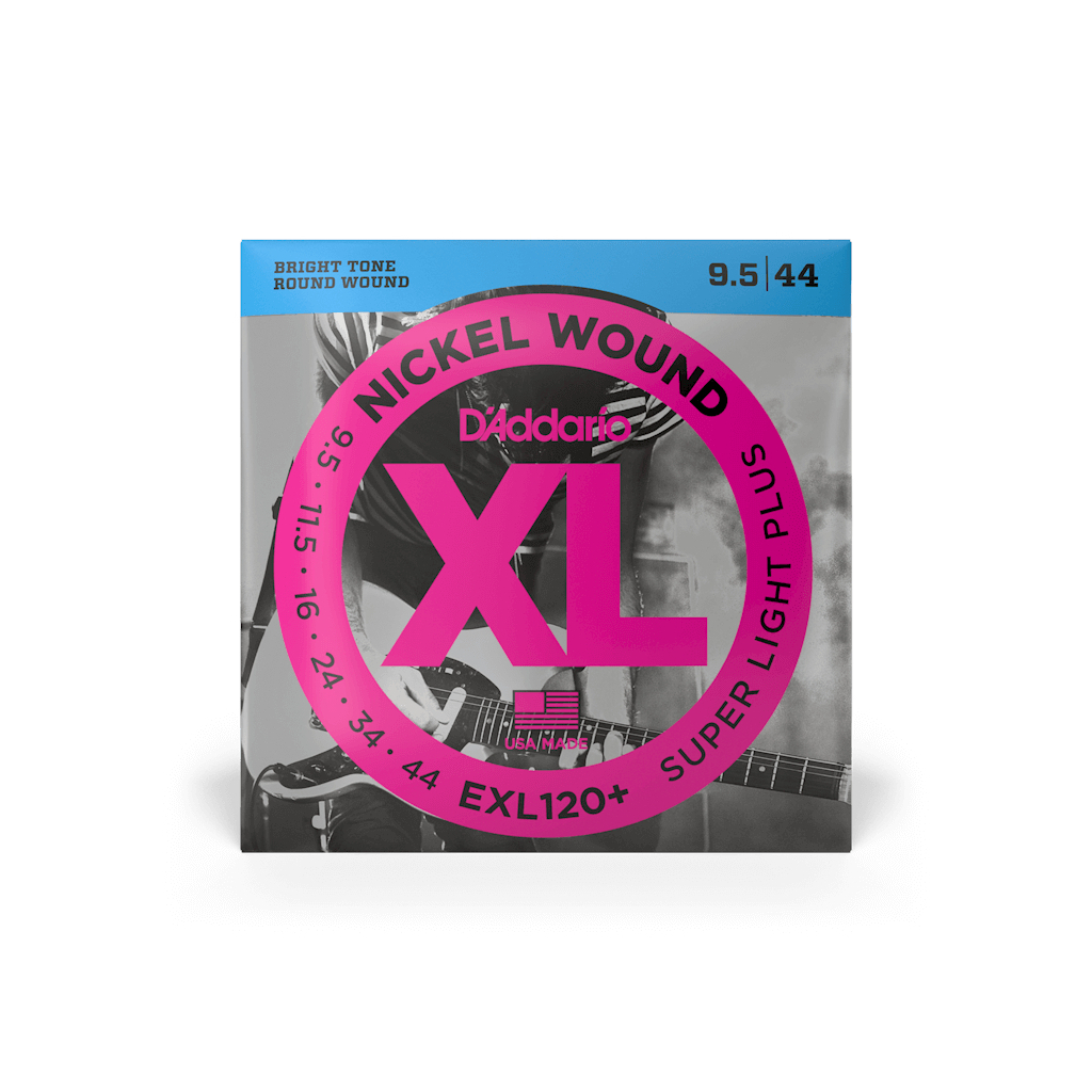 Струни для гітари D'Addario XL Nickel Wound Super Light Plus (9.5-44) (EXL120+) - зображення 1