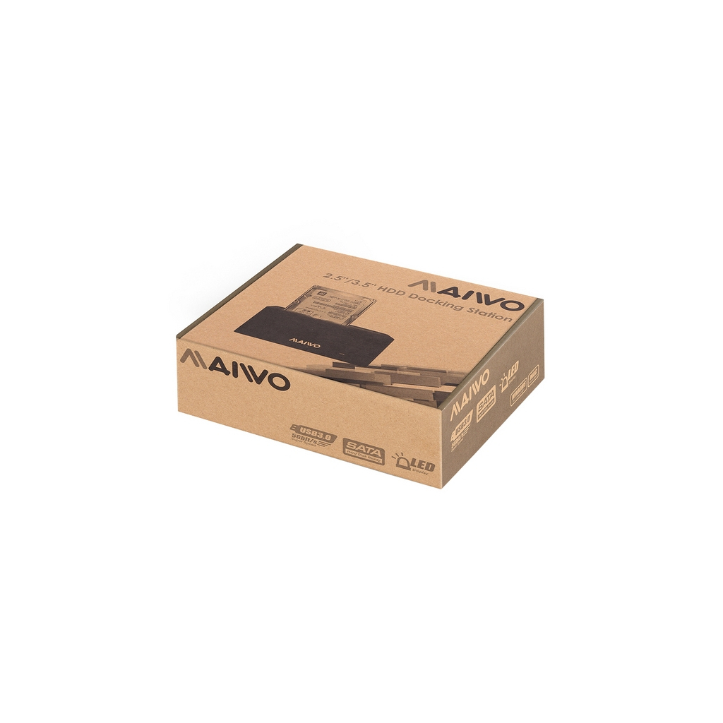 Док-станція для накопичувачів Maiwo HDD 2.5"/3.5" SATA/SSD USB 3.0 (K308P) - зображення 8