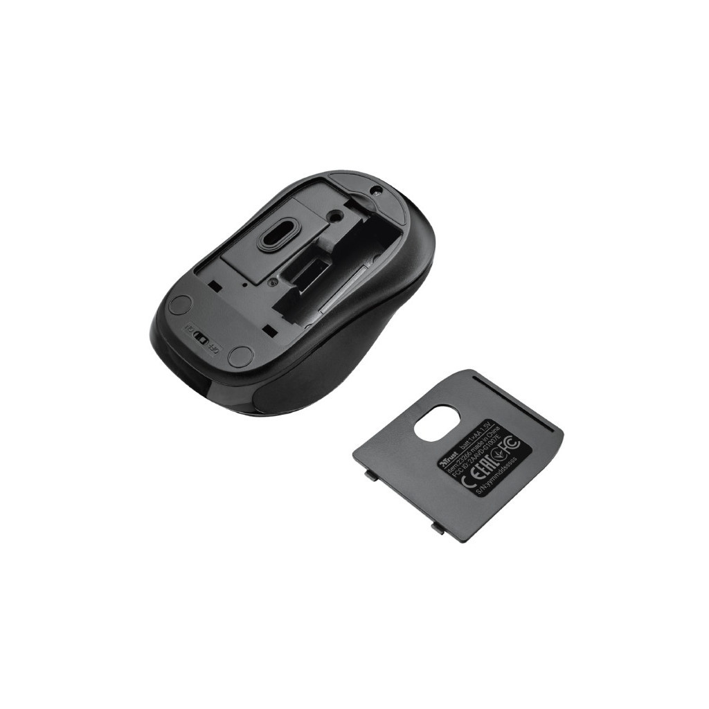 Мишка Trust Siero Silent Click Wireless Black (23266) - зображення 4