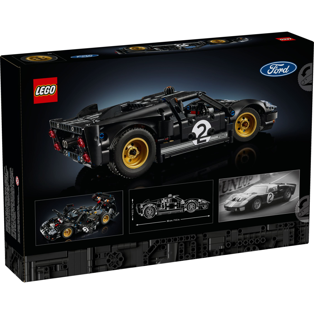 Конструктор LEGO Technic Автомобіль для перегонів Ford GT40 MKII 1966 року (42223) - зображення 9