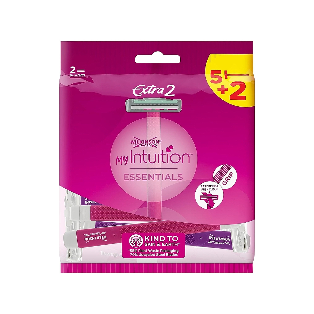 Бритва Wilkinson Sword Extra 2 My Intuition Essentials 5+2 шт. (4027800576159) - зображення 1