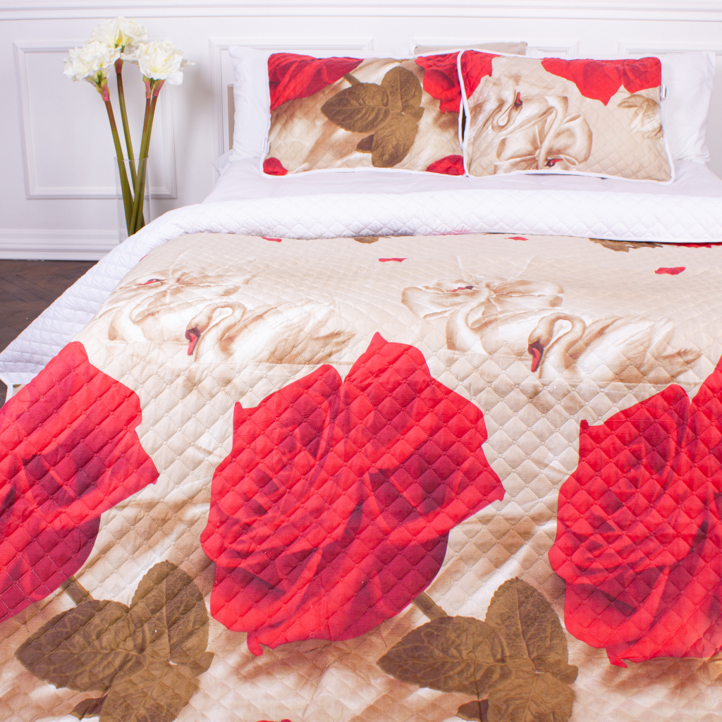 Покривало MirSon набір Print Line №5949 Nicosia 180х210 см + наволочка 50х70 см х 2 шт (2200006169734) - зображення 6