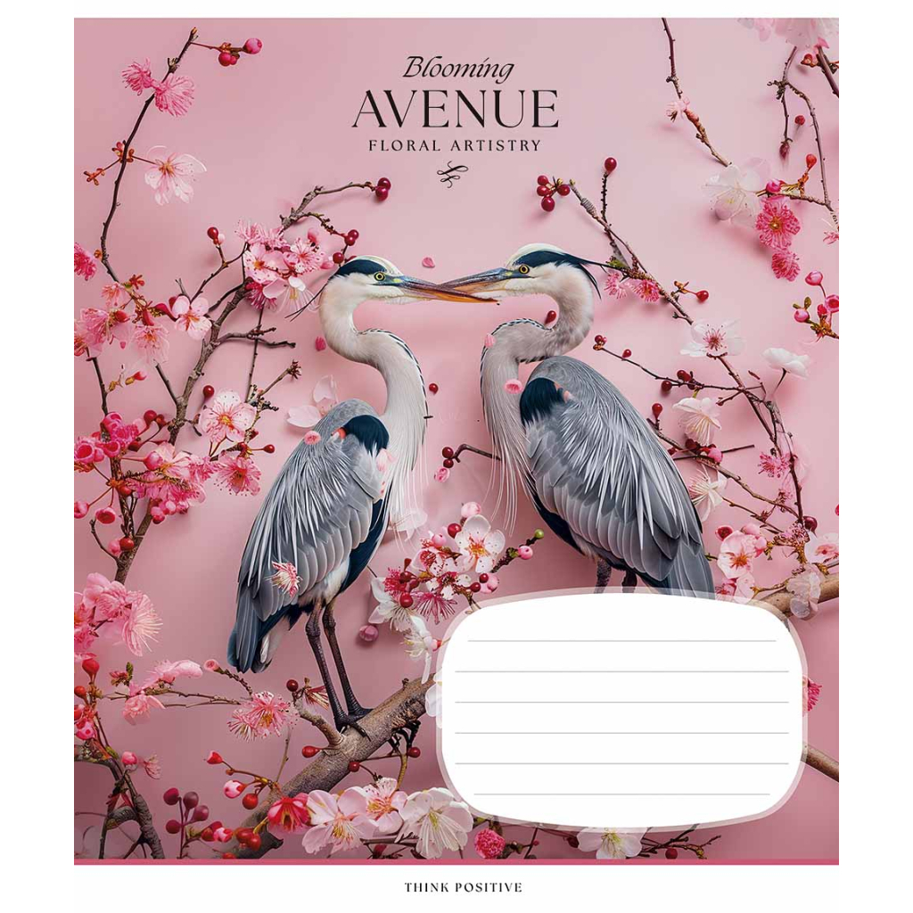 Зошит Школярик Blooming avenue 18 аркушів лінія (018-3553L) - зображення 4
