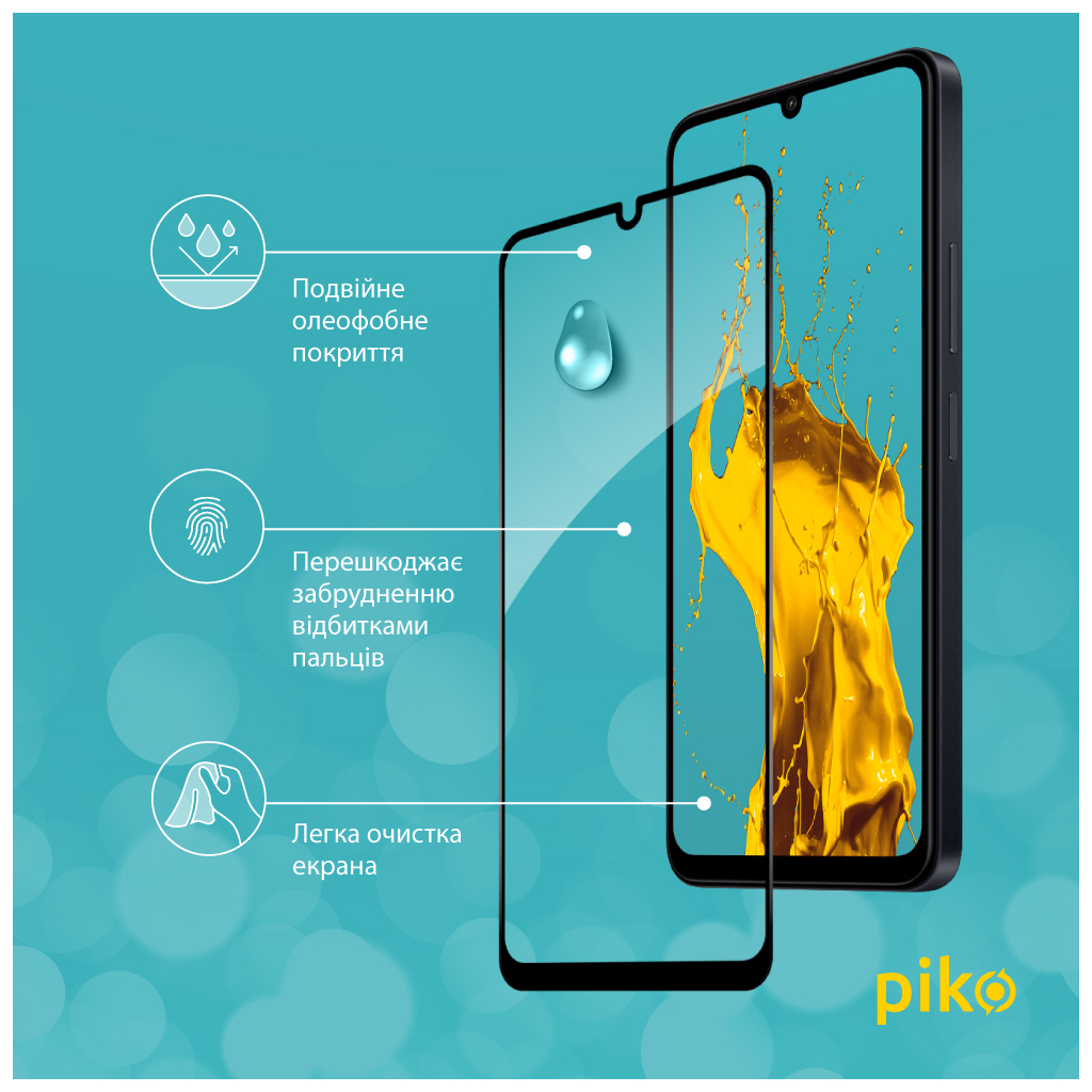 Скло захисне Piko Full Glue Xiaomi Redmi 13C Black (1283126583247) - зображення 4
