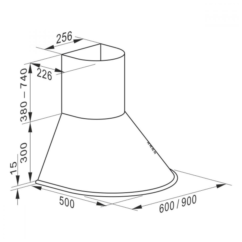 Витяжка кухонна Kaiser A6423ELFBEECO - зображення 4