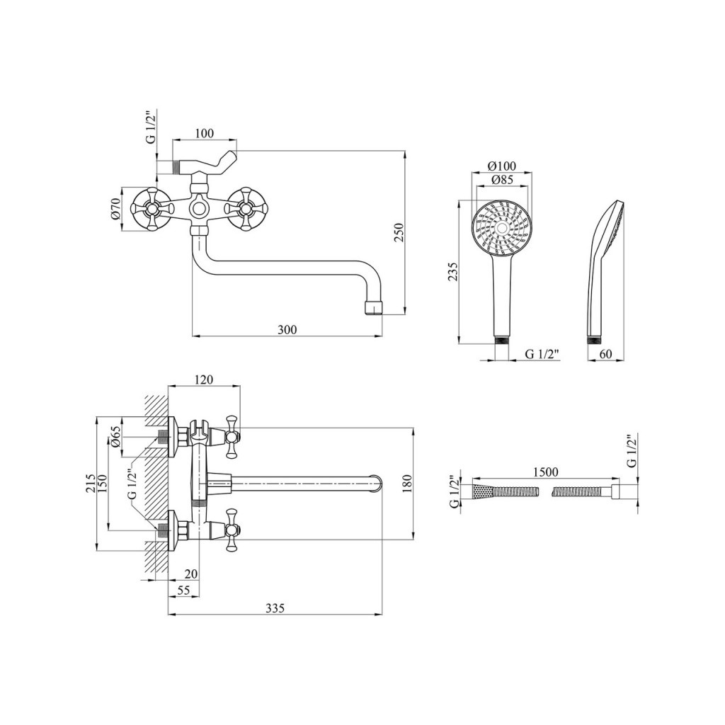 Змішувач Kroner Rhein-C071 (CV017353) - зображення 7