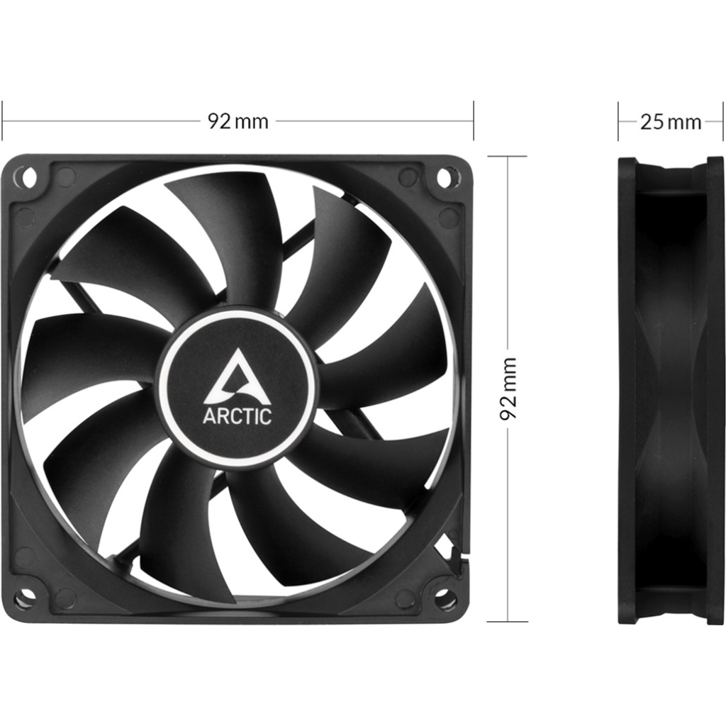 Кулер до корпусу Arctic F9 PWM PST (ACFAN00247A) - зображення 4