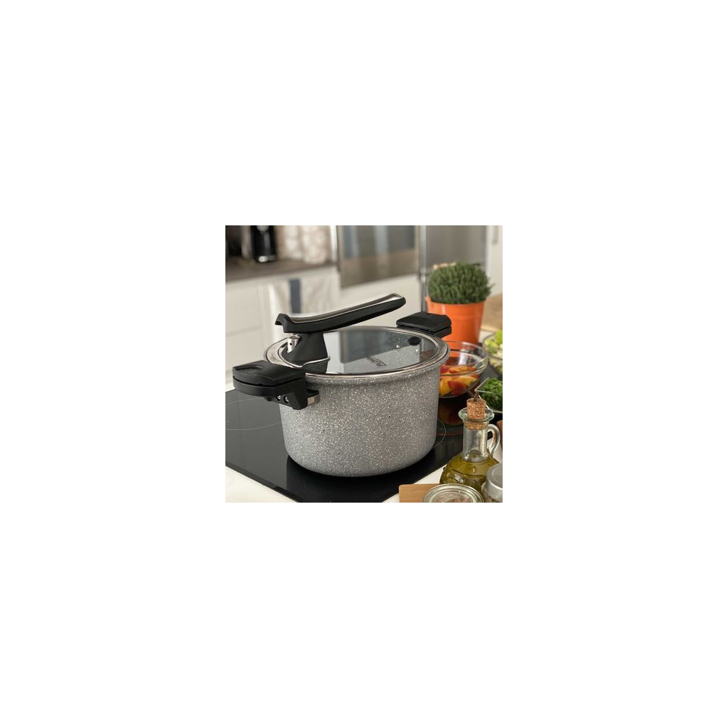Каструля Flonal Monolite Скороварка 6 л (FLOPECV24) (DAS301926) - изображение 7