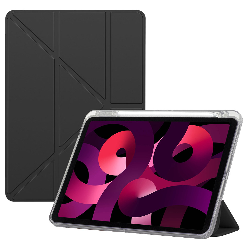 Чохол до планшета BeCover Ultra Slim Origami Transparent Apple iPad Mini 7 2024 Black (712934) - зображення 2