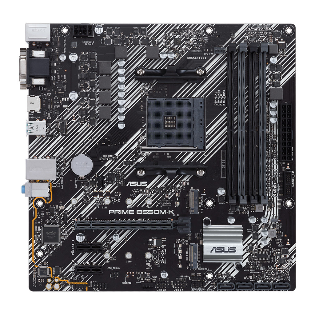 Материнська плата ASUS PRIME B550M-K - зображення 1