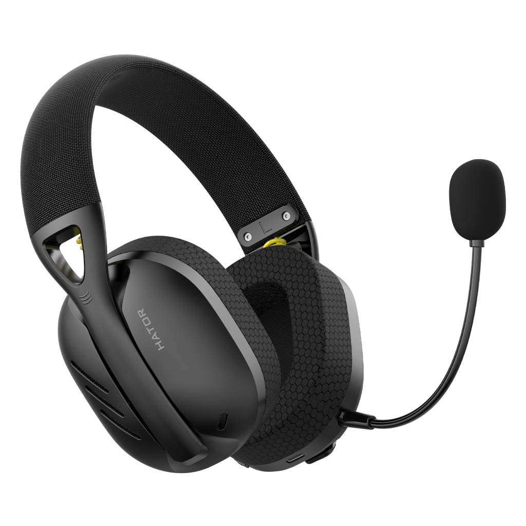 Навушники Hator Hyperpunk 2 Wireless Tri-mode Black (HTA-855) - зображення 1