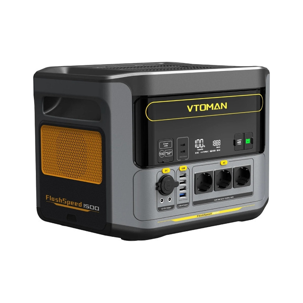 Зарядна станція Vtoman FlashSpeed 1500 PB-58 1500W 1548Wh (FlashSpeed 1500) - зображення 2