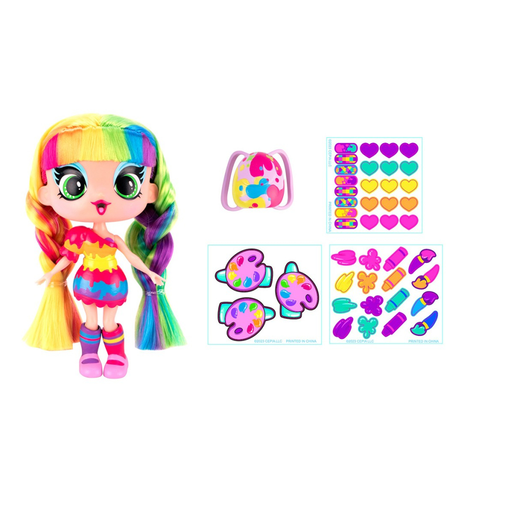 Лялька Decora Girlz Дизайнерський магазин наліпок (D1009) - зображення 6