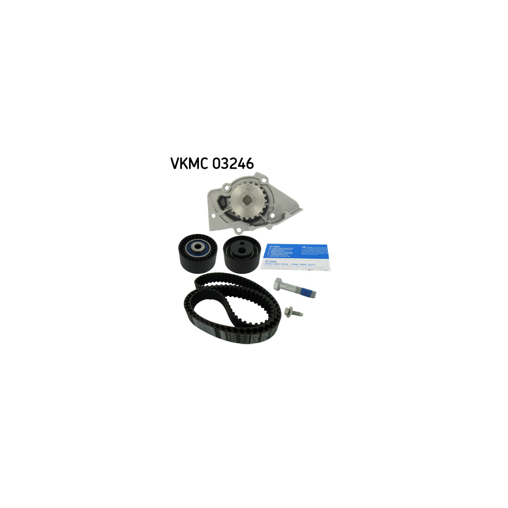 Комплект ременя ГРМ з помпой SKF VKMC 03246 - зображення 1