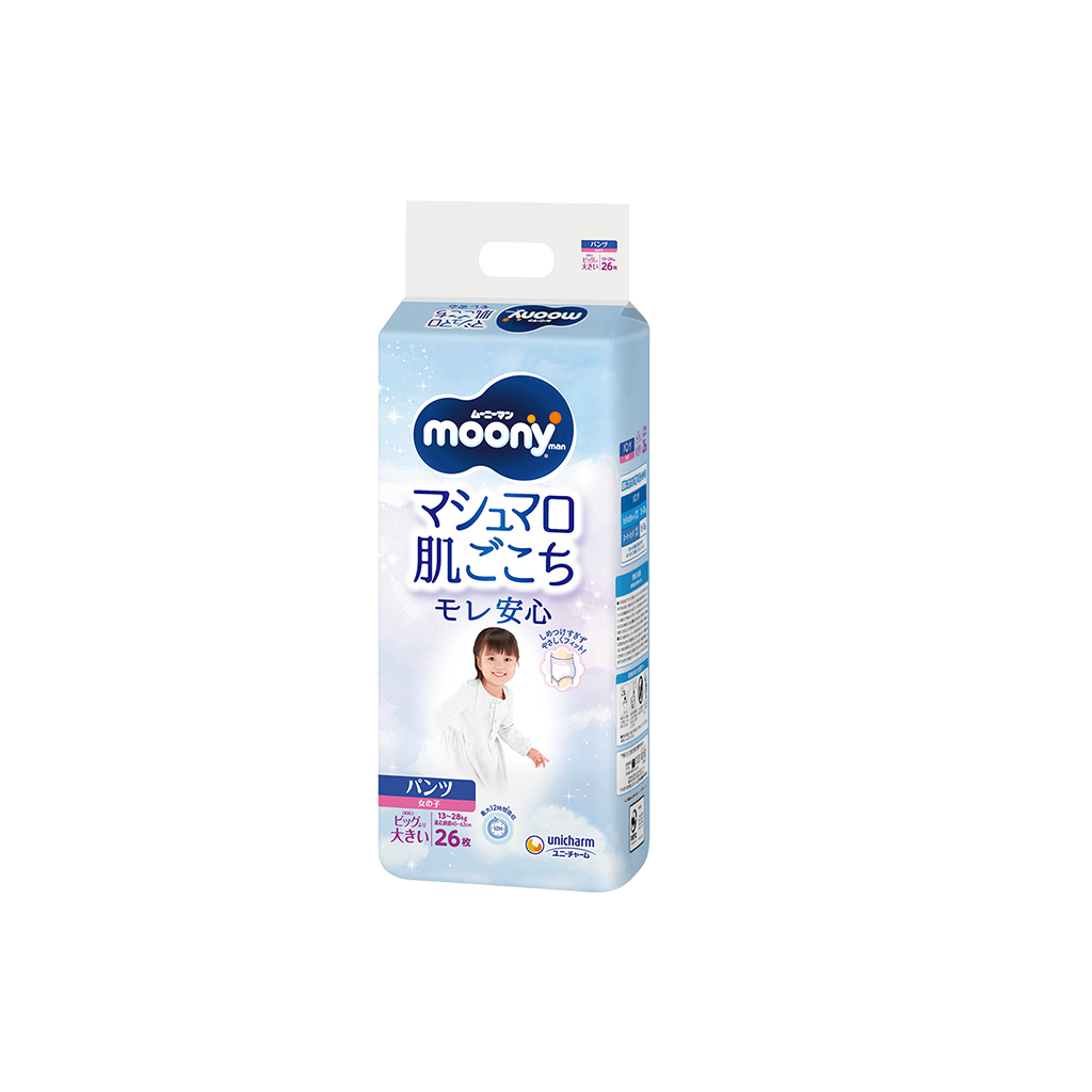 Підгузки Moony трусики для дівчаток XXL 13-28 кг 26 шт. (4903111211654) - зображення 1