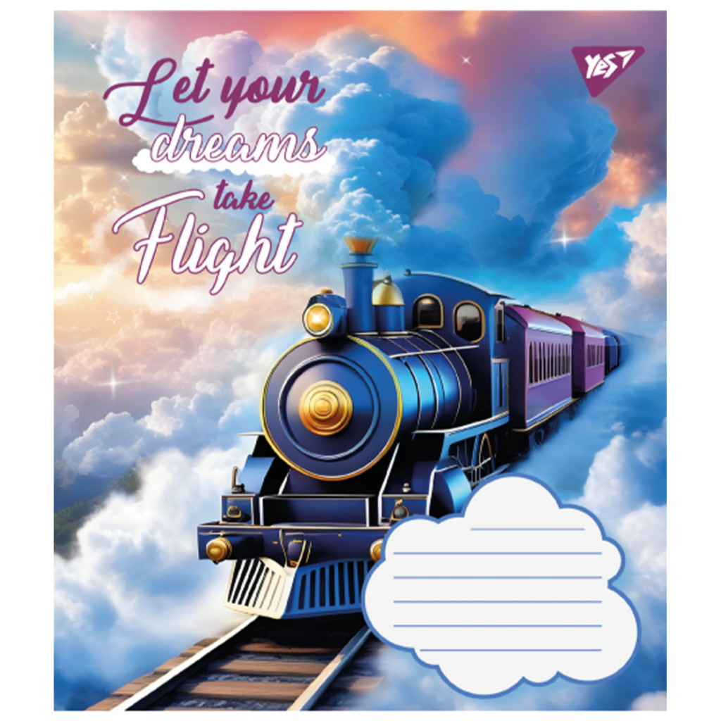 Зошит Yes Let your dreams 12 аркушів лінія (766947) - зображення 2