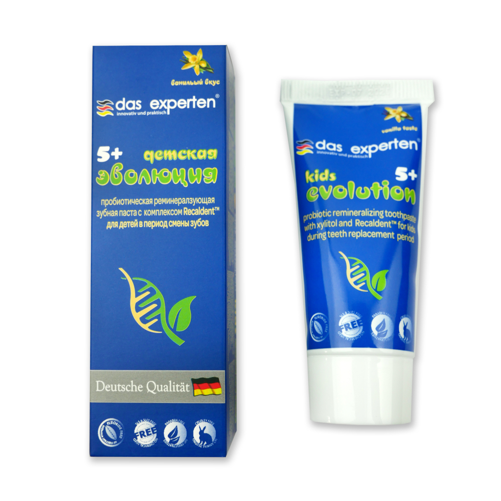 Дитяча зубна паста Das Experten Kids Evolution 5+ 50 мл (4270002725232) - зображення 2