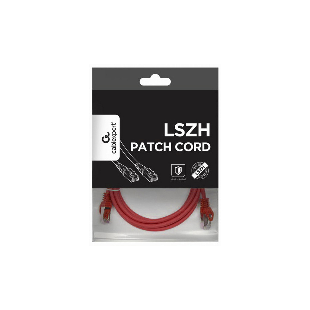 Патч-корд Cablexpert 5м S/FTP Cat 6A CU LSZH red (PP6A-LSZHCU-R-5M) - изображение 4