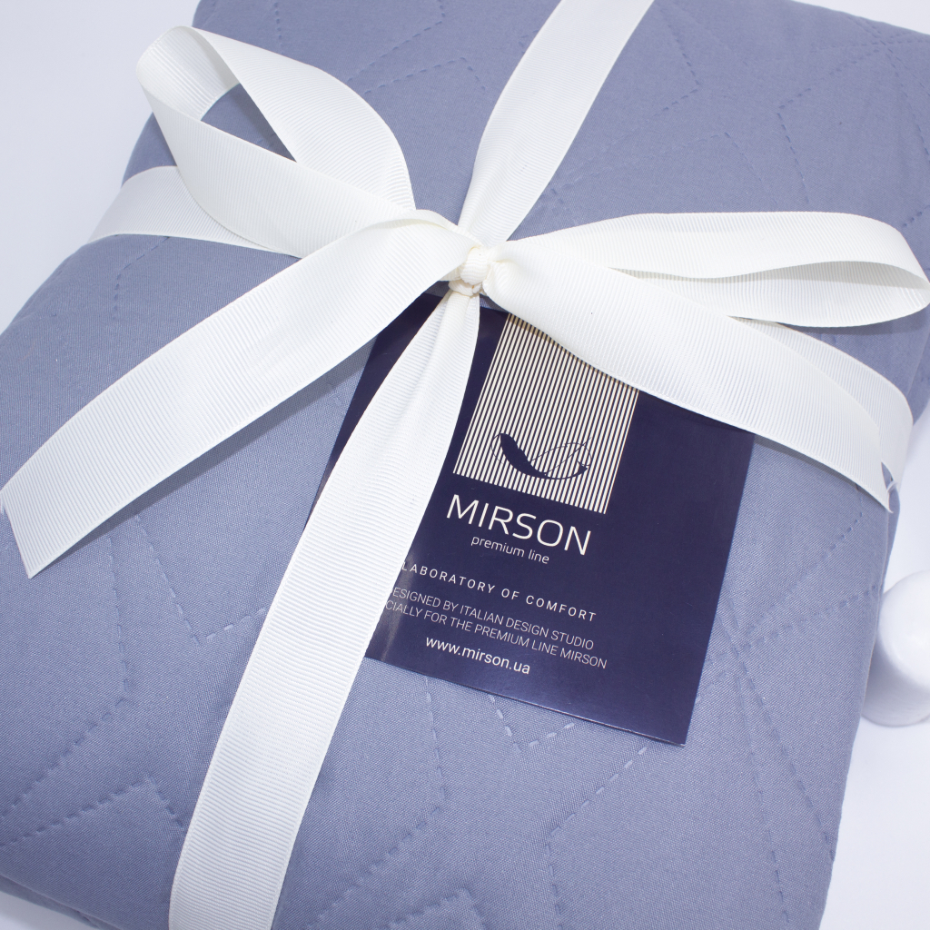 Покривало MirSon Serenity Line №7001 Moonstone 180х210 (2200005375044) - зображення 6