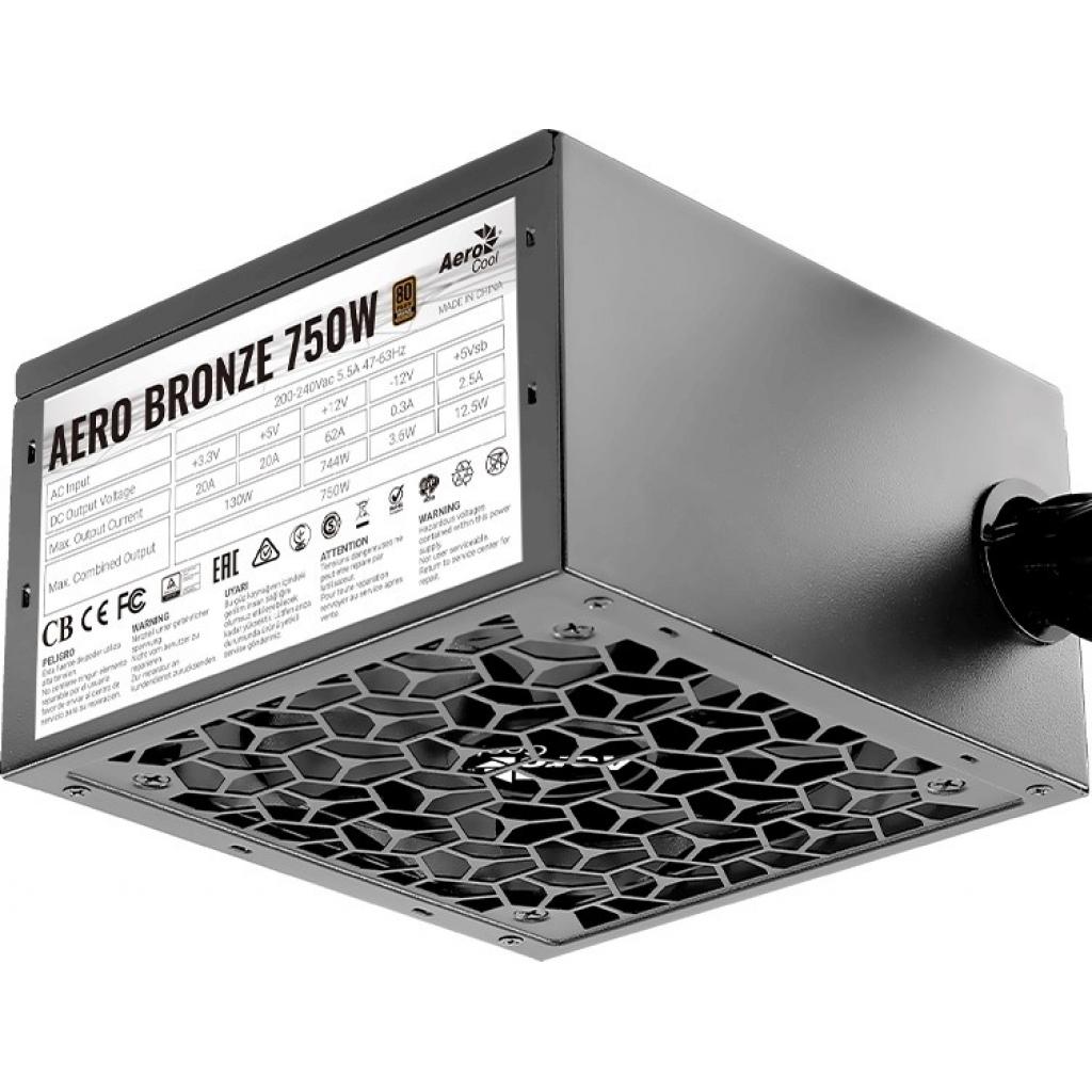 Блок живлення AeroCool 750W AERO BRONZE (AERO BRONZE 750W) - зображення 8