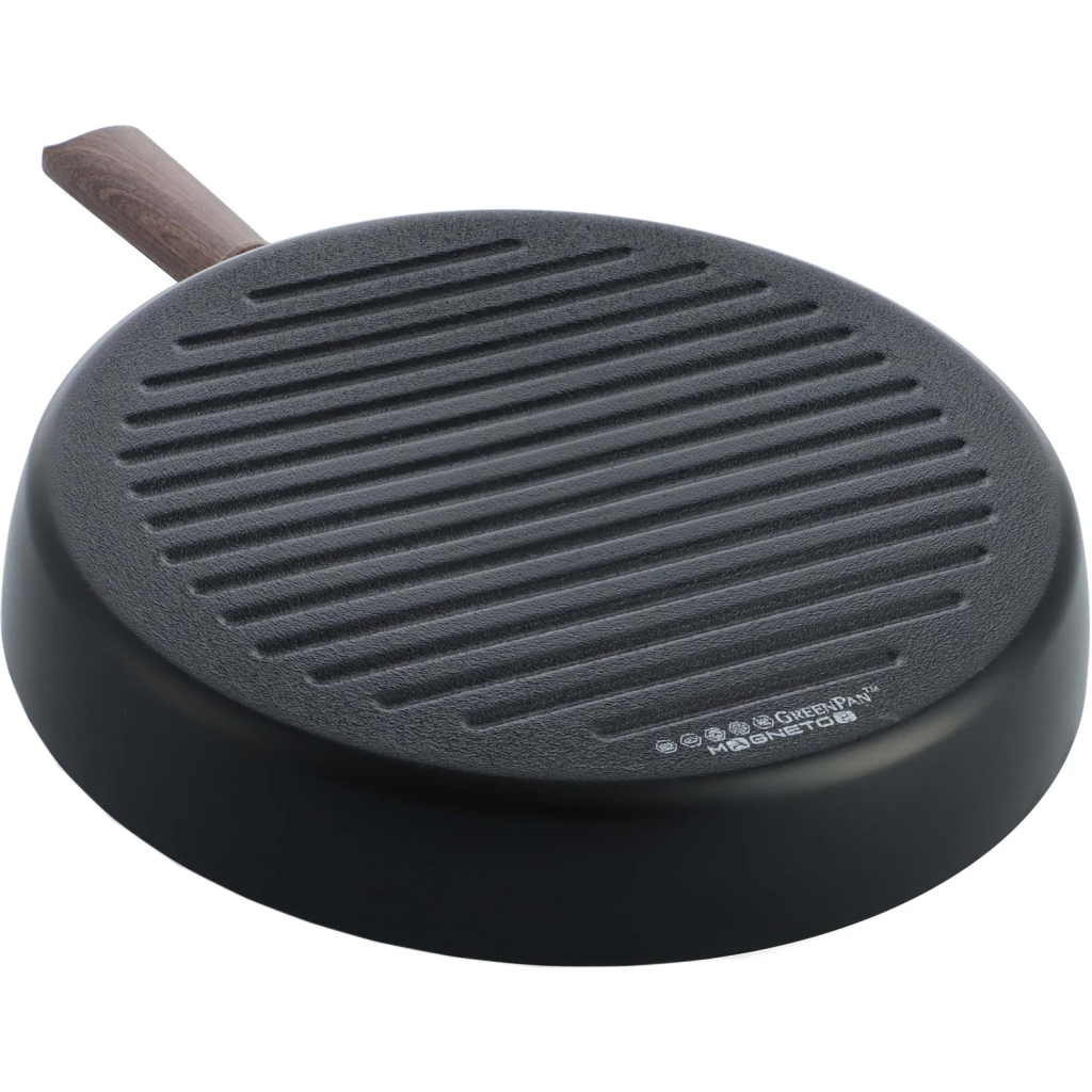 Сковорода GreenPan Eco Smartshape гриль 28 см темне дерево (CC006444-001) - зображення 2