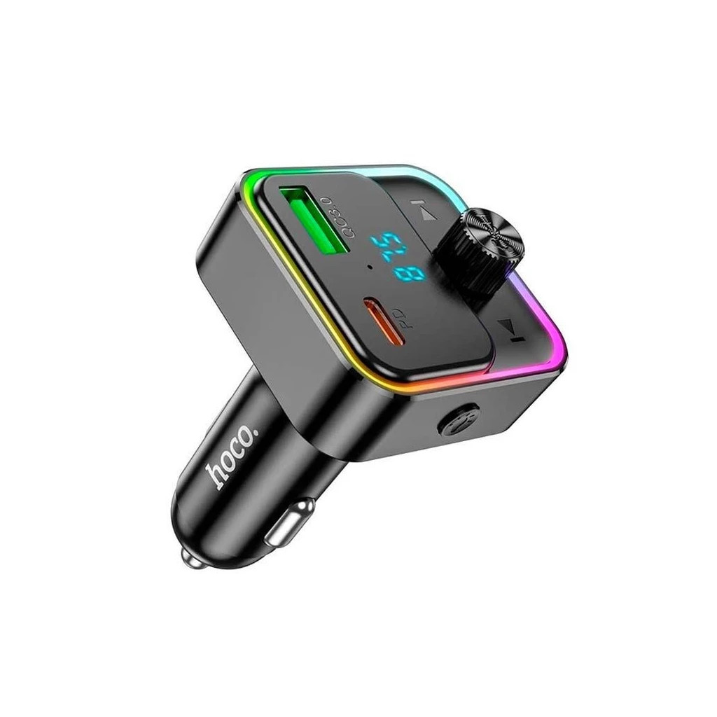 FM модулятор HOCO E81, Black, Box - изображение 2