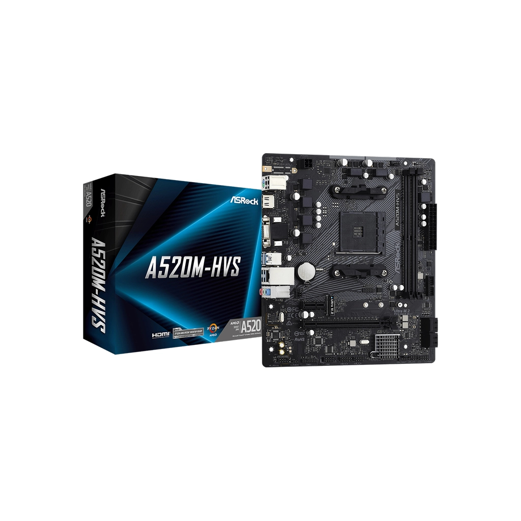 Материнська плата ASRock A520M-HVS - зображення 2