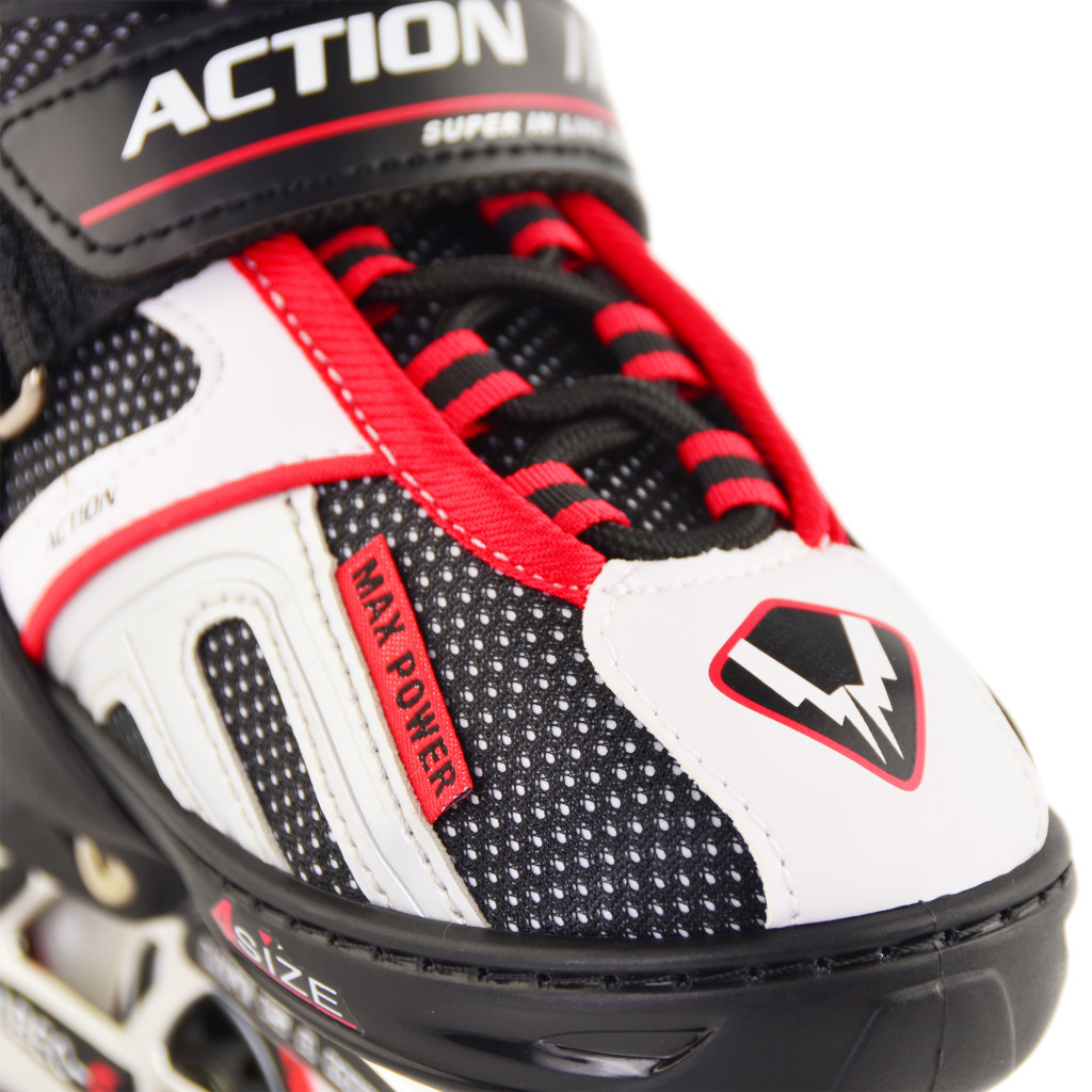 Роликові ковзани Action Danny Червоні 37-40 (PW-126B-79/Red/37-40) - изображение 11