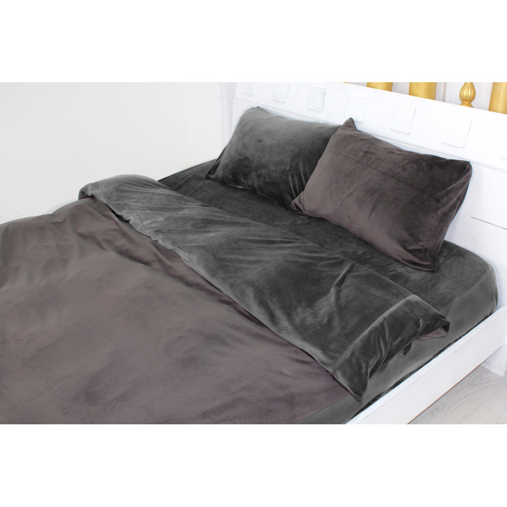 Постільна білизна MirSon Велюр Winter Frost 28-0005 + 28-0003 Anemone Velvet 2х143х210 (2200004009056) - зображення 3