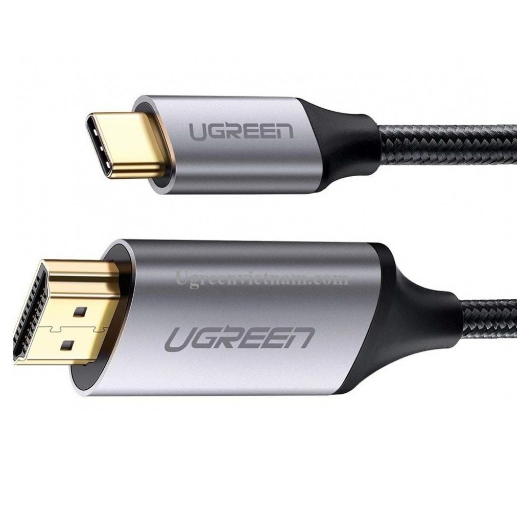 Перехідник Ugreen Type-C M to HDMI M 1.5m MM142 Alum. (Gray\Black) (50570) - зображення 1