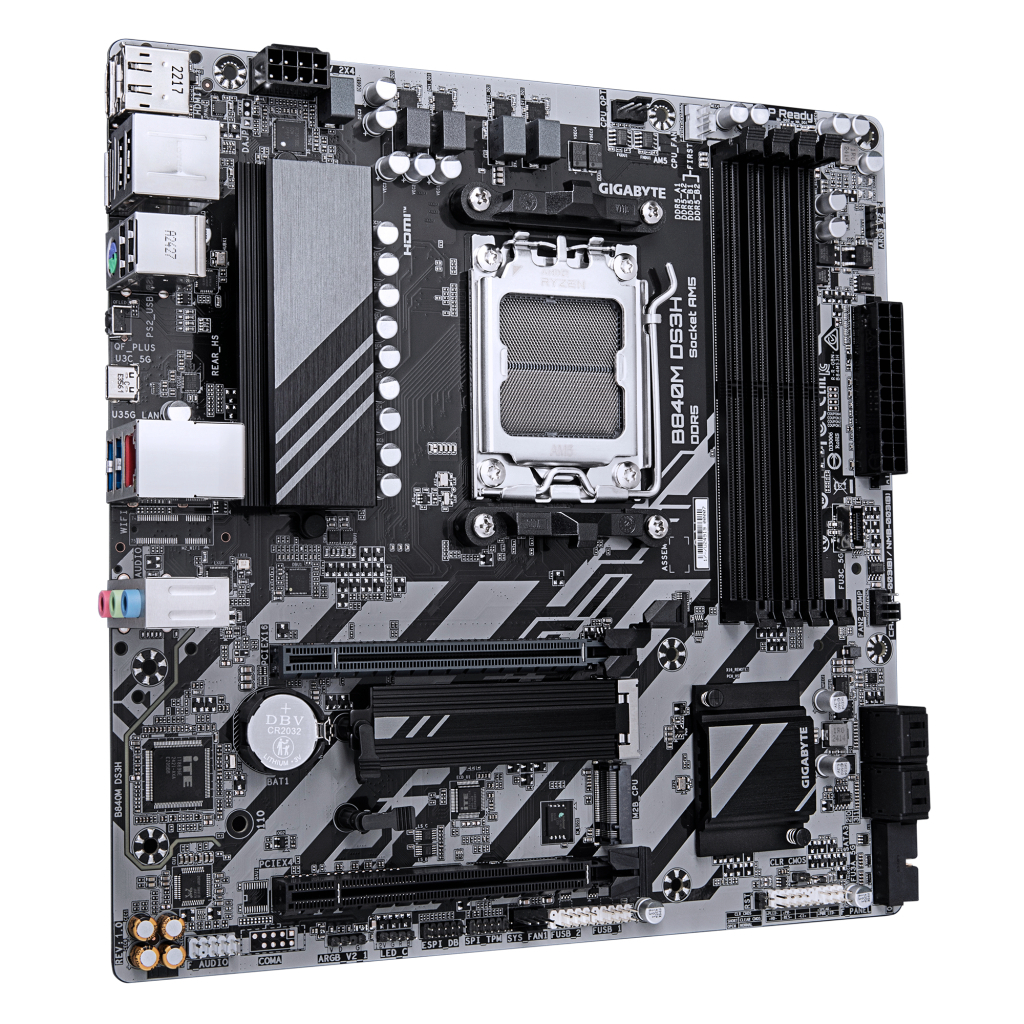 Материнська плата GIGABYTE B840M DS3H - зображення 2