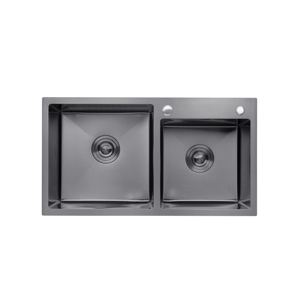 Мийка кухонна Kroner Schwarze-7843ZHM (CV022797) - зображення 1