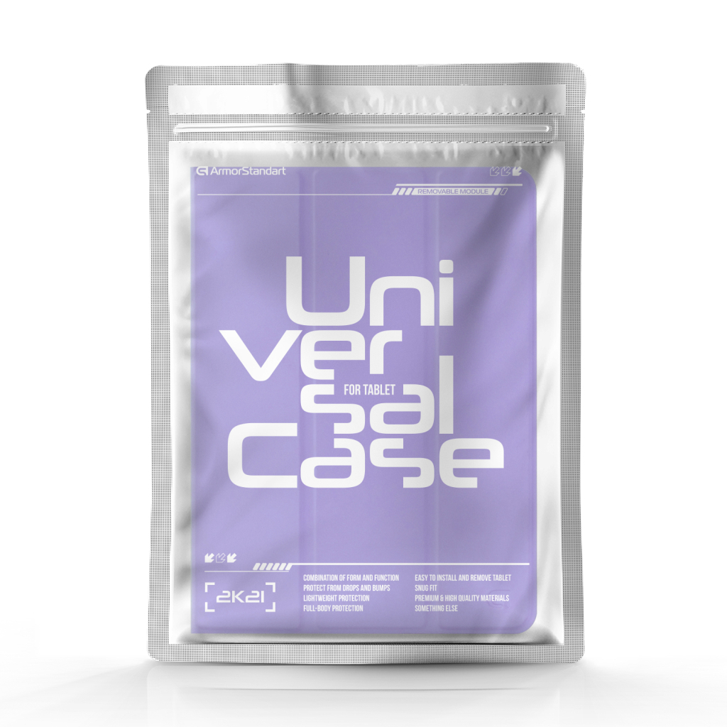 Чохол до планшета Armorstandart Чехол планшетов ArmorStandart Slim Silicone Hooks 11 Light Purple (ARM81932) - зображення 6