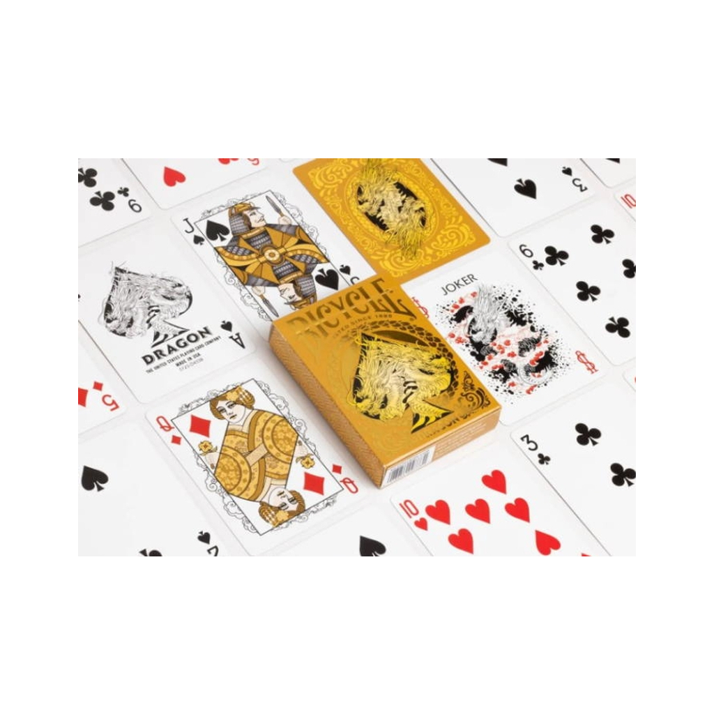 Гральні карти Bicycle Gold Dragon (ВР_КГБГД) - зображення 4