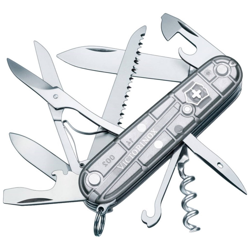 Ніж Victorinox Huntsman Transparent Silver (1.3713.T7) - зображення 1