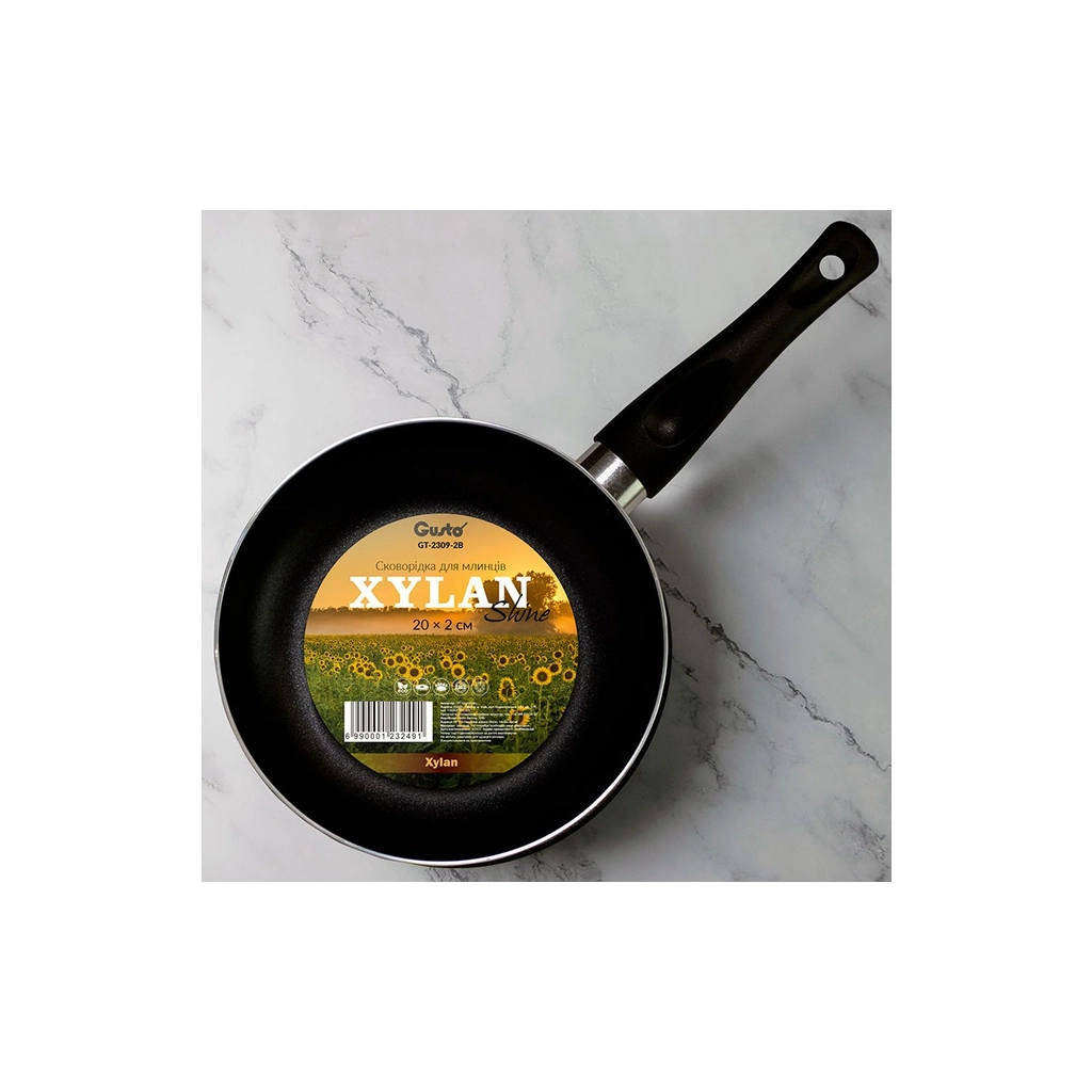 Сковорода Gusto Xylan Shine Blini 20 x 2 cм (GT-2309-2B) - зображення 3