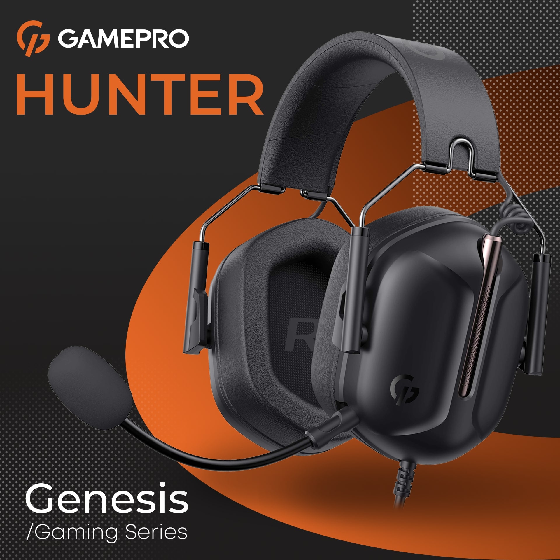 Гарнітура GamePro Genesis Hunter Black (HS1350B) - зображення 4