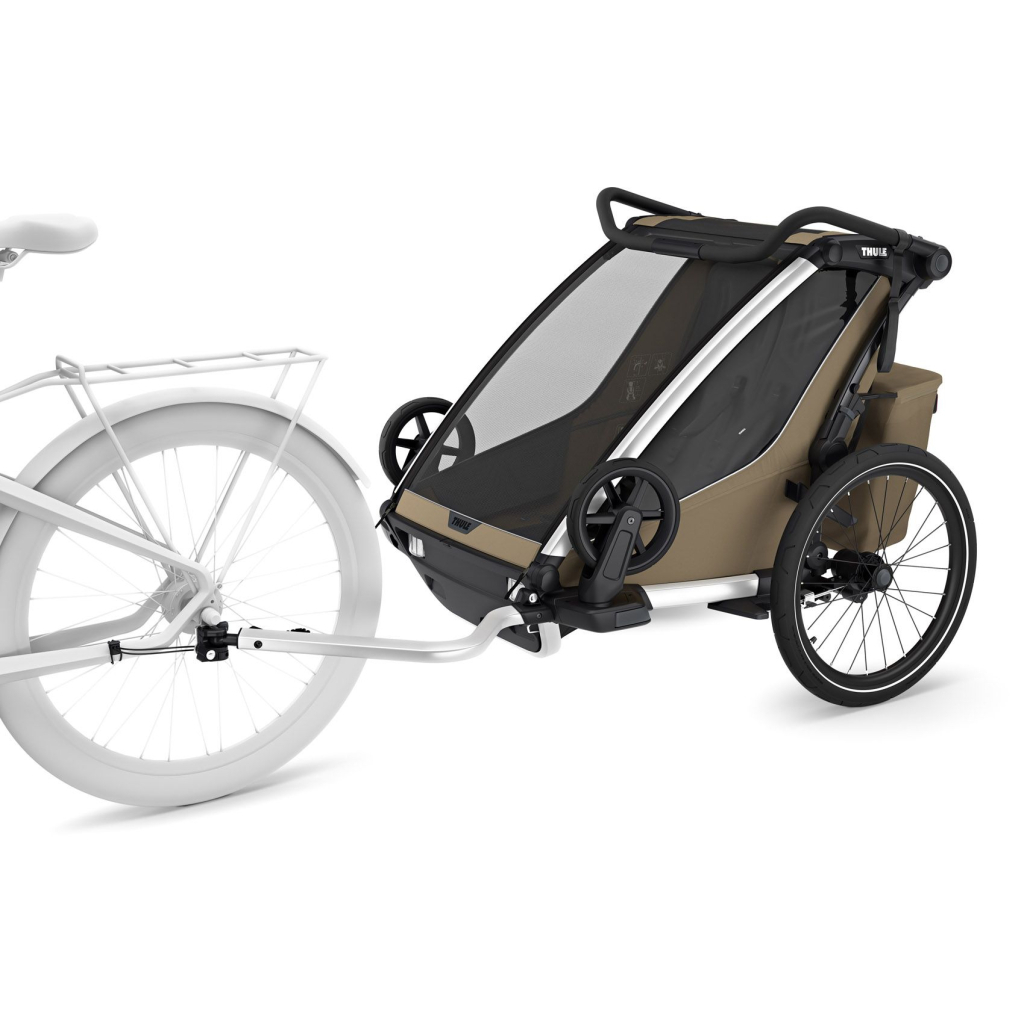 Коляска Thule Chariot Cross 2 Double (Faded Khaki) (TH 10201037) - зображення 2