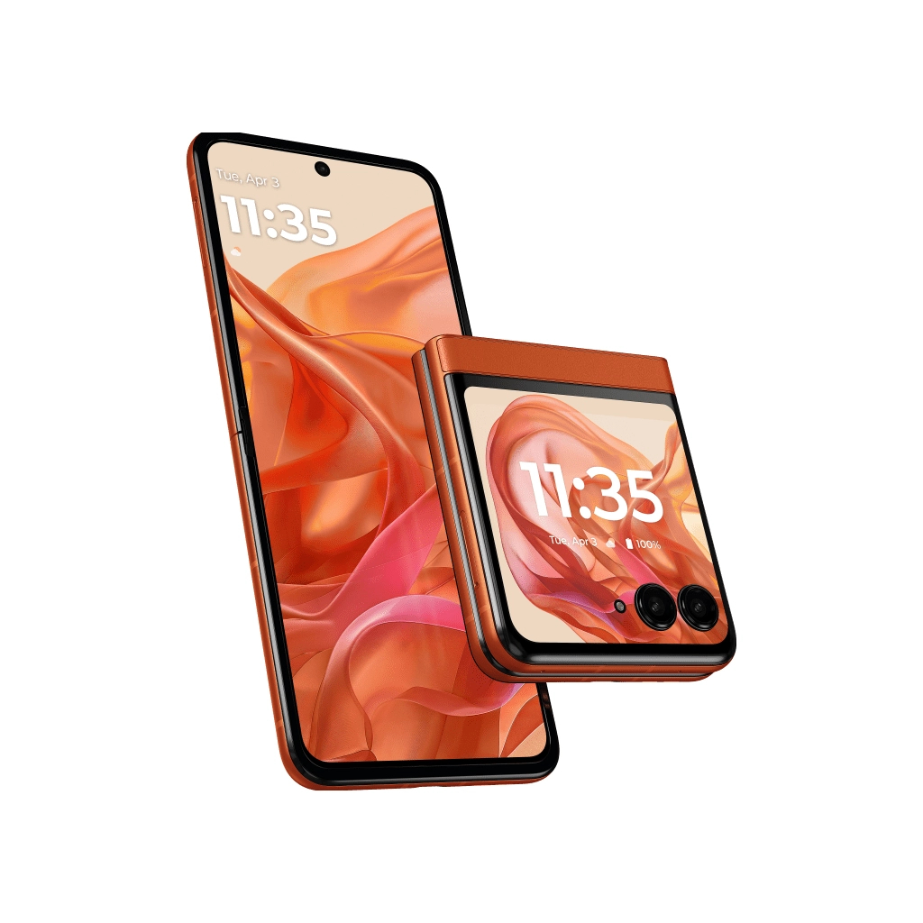 Мобільний телефон Motorola Razr 50 8/256GB Spritz Orange (PB200052RS) - зображення 1